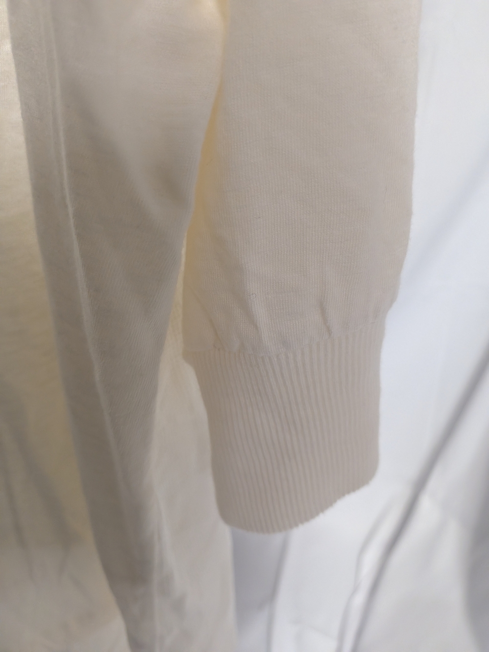 Falls Creek Cream V-Neck Henley Long Sleeve Top - Picture 3 of 8